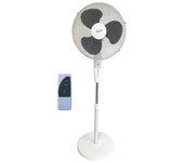 Ventilador de pie con mando a distancia programable de 45w h 1,40m oscilante niklas comfort