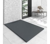 Plato de ducha cuarzo 80x120cm grafito