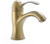 Tres 24210301lm tres clasic grifo monomando para lavabo color latón viejo mate