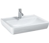 Laufen pro a lavabo, sin agujero para grifo, con rebosadero, 600x480mm, blanco, h8189520001091