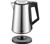 Hervidor de agua inalámbrico con mantenimiento de calor - 1.7l - 1830w, inox