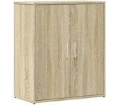 Aparador | aparador de comedor | armario de cocina de madera de ingeniería roble sonoma 60x31x70 cm cfw67579