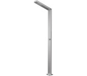 Columna de ducha exterior de acero inox s316/griferia exterior para piscina/jardin/spa/con luz led que genera el movimiento del agua(acero cepillado)