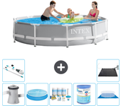 Paquete de piscina - intex - alrededor - 305x305x76 cm + accesorios a2054