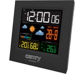Estación meteorológica, temperatura/humedad interior/exterior, sensor exterior, pronóstico tiempo, camry, negro, , cr1166