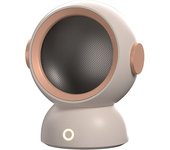 Ventilador calefactor 1200w - silencioso y con calentamiento rápido pink