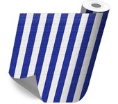 Rollo sticker rayas navy blue 50x100 cm