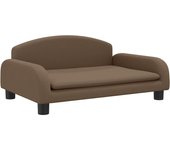 Sofá para niños | sofá de salón | sofá de descanso de tela marrón 70x45x30 cm cfw465641