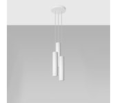 Sollux lighting lagos plafón colgante cluster, negro, 3x gu10