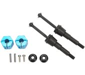 Eje de transmisión de acero cvd para tamiya sw01 tasw‑001 57409 accesorio de piezas de actualización de coche rc (azul)