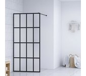 Mampara de ducha vidrio templado esmerilado 80x195 cm