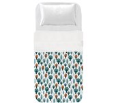 Cubrecama infantil bosque - cuna (110x170)