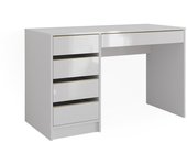 Vicco mesa de maquillaje sherry, blanco/oro, 120 cm sin espejo