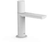 Tres 21150301bm project-tres grifo de 1 agua para lavabo color blanco mate