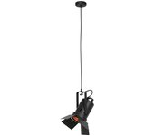 Mexlite - lámpara colgante - carree - negro - metal - e27 - 3379zw