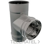 Te 90º sin tapa 130 simple pared 4022166 schutz