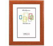 Marco de foto 70x100cm (cerezo)mod-257 hecho de madera, ancho de moldura 2cm
