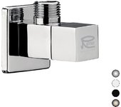 Grifo bajo fregadero decorativo mod. quadro blanco mate 1/2x1/2
