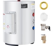 Vevor calentador agua eléctrico, instantáneo 10 galones, 1,6 kw, pantalla led, control botón, conexión lateral ipx4, calentamiento para ducha, baño