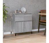 Aparador | aparador de comedor | armario de cocina de madera contrachapada gris sonoma 60x35x70 cm cfw43262