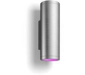 Philips hue white and color ambiance 1746347p7 luz de pared inteligente acero inoxidable 8 w