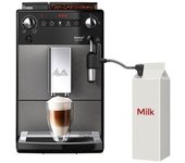 Cafetera superautomática melitta avanza plus f270-103 lanzador de leche compacta