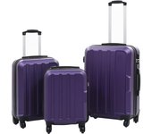 Maleta rígida 3 piezas abs morado