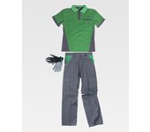 Conjunto combinado con pantalón desmontable workteam combi wset1465