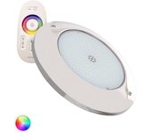 Ledkia foco piscina superficie led rgbw sumergible 12v dc ip68 acero inoxidable 35w sí rgbw