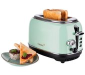 Korona 21665 tostapane con 2 fette, scongelamento, riscaldamento, 810 watt, accessorio per panini, cassetto raccogli briciole, centraggio del disco de
