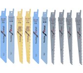 Hojas de sierra alternativa de acero con alto contenido de carbono, sierras de sable bimetal, hojas para madera y met