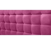 Cabecero tapizado tejido antimanchas cabezal cama canadá deluxe fucsia 105*70 cm