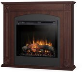 Atrato - chimenea de suelo eléctrica led independiente - roble 28- 120x107,5x29