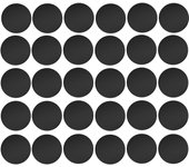 Cyclingcolors 30x copriviti adesivi 20 mm plastica viti copertura coperchi tappi riparazione mobili, nero