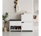 Zapatero haven shoe bench blanco