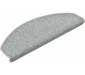 Alfombrilla escalera 30 uds | alfombras de escalera | tapetes de escalera gris claro 65x24x4 cm cfw833130