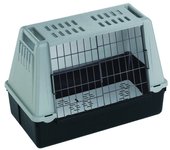 Ferplast transportín para perros para automóvil atlas car mini con rejillas de ventilación, alfombrilla de drenaje incluida