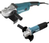 Juego de 2 amoladoras ø230 (ga9020) + ø125 (9558hnrg) makita - dk0053gx2