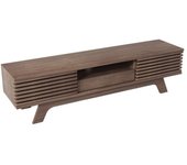 Mueble de tv con 1 cajón y 2 puertas, 150 x 40 x 44,5 cm, en color madera vintage