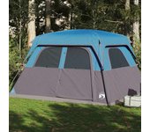 Tienda de campaña familiar para 6 personas impermeable azul 6 personas / azul