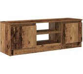 Mueble tv | mueble de salón | mesa de tv madera ingeniería madera envejecida 102x30x36 cm cfw82035