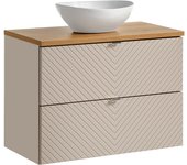 Mueble bajo lavabo 80cm manoa cachemira y madera