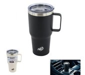 Botella térmica de 900 ml con asa de acero y vaso de viaje para coche, para agua caliente y fría 90067