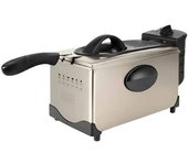 Freidora independiente black & decker bxdf2100e de 3 l y 2100 w, color negro y acero inoxidable