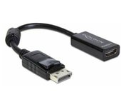 Adaptador displayport a hdmi delock adaptador displayport > hdmi 13 cm negro