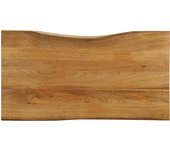 Tablero 100x60x2,5 cm borde vivo madera maciza de mango