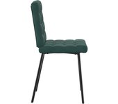 Pack 2 uds sillas de comedor | silla de cocina terciopelo verde oscuro cfw93184