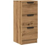 Aparador | aparador de comedor | armario de cocina madera de ingeniería roble artisian 30x30x70 cm cfw87877