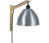 Aplique tosel kran celica metal arqueado natural d30 x h30 cm