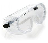 Gafas de montura integral de pvc con ocular claro novel safetop - 6 unidades